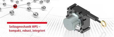 CMW582 Seilzugmesssystem mit absolutem Multiturndrehgeber von TR Electronic