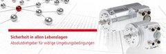 Sichere Absolutdrehgeber für widrige Umgebungsbedingungen Sichere Absolutdrehgeber für widrige Umgebungsbedingungen