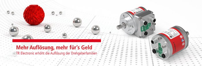 Absolutdrehgeber mit 18 Bit Auflösung von TR Electronic Absolutdrehgeber mit 18 Bit Auflösung von TR Electronic